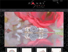 Tablet Screenshot of pansyjewels.com